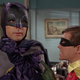 Adam West and Burt Ward as the Dynamic Duo in the 1960s show